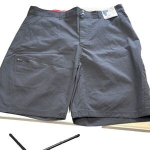 Reel Life Riptide Fishing Shorts Mens 2XL Blue performance Outdoor Zipper Pocket